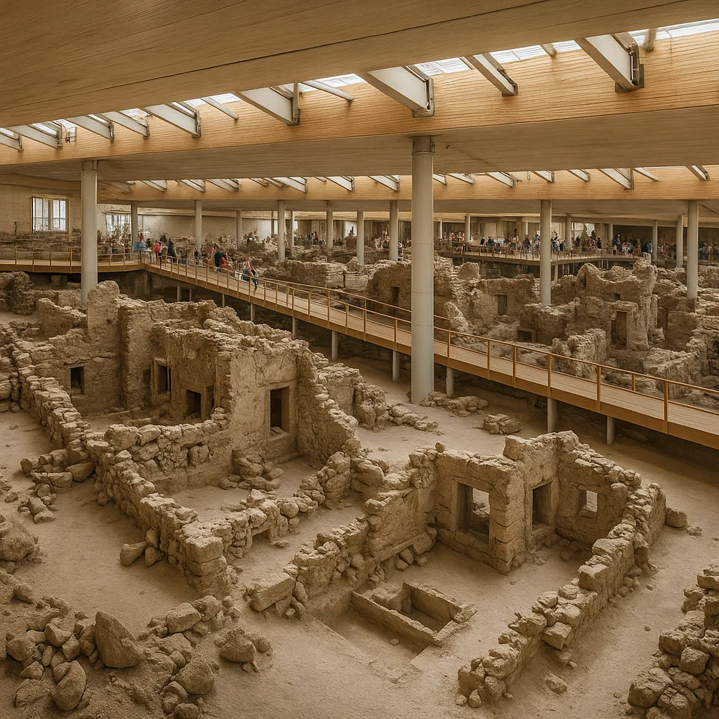 Akrotiri Archaeological Site, Santorini