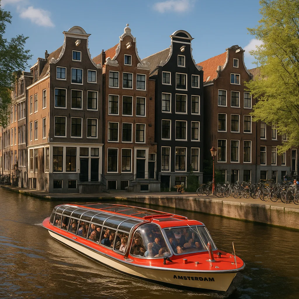 Canal Boat Tour, Amsterdam