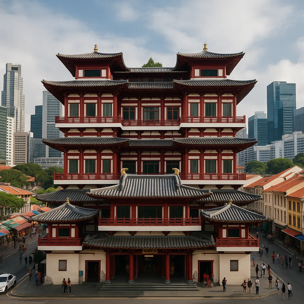 Chinatown & Buddha Tooth Relic Temple, Singapore