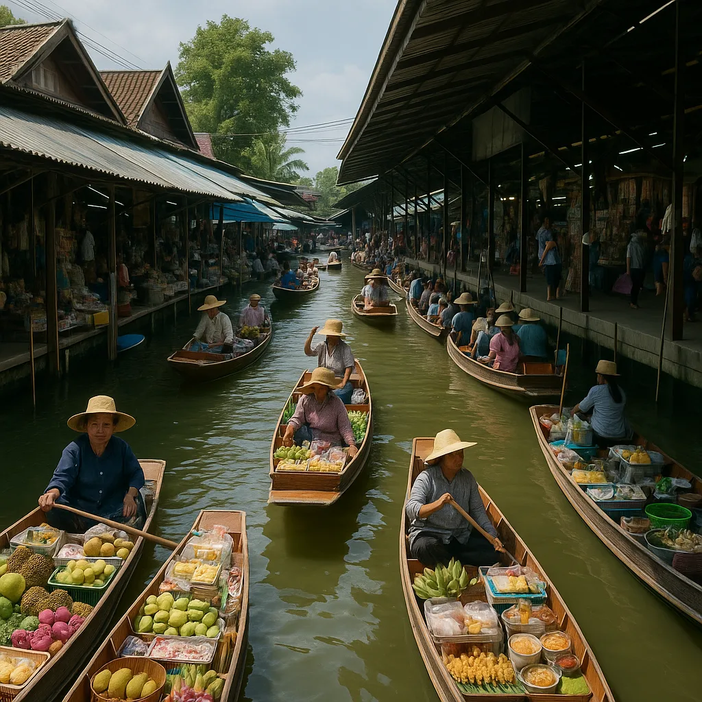 Floating Markets (Damnoen Saduak), Bangkok
