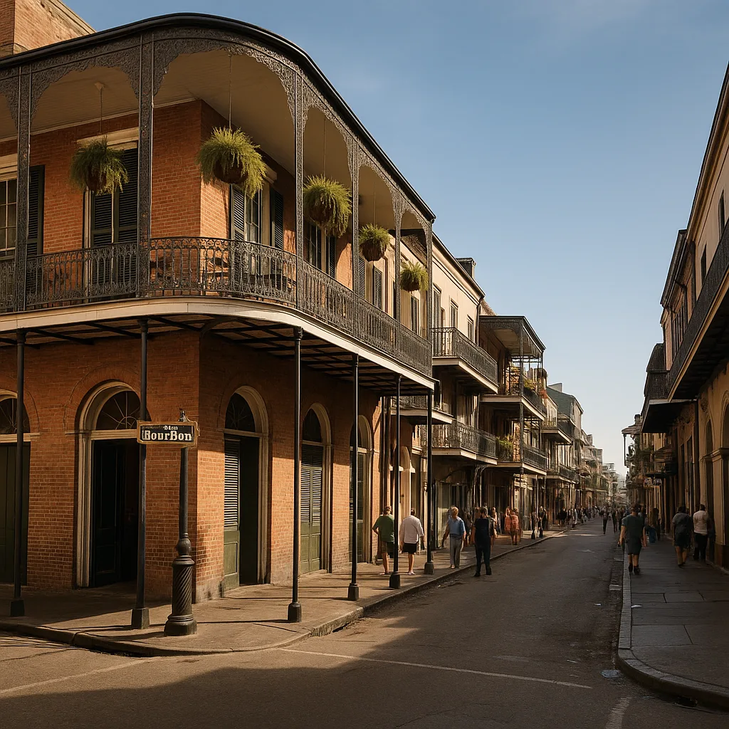 French Quarter & Bourbon Street, New Orleans