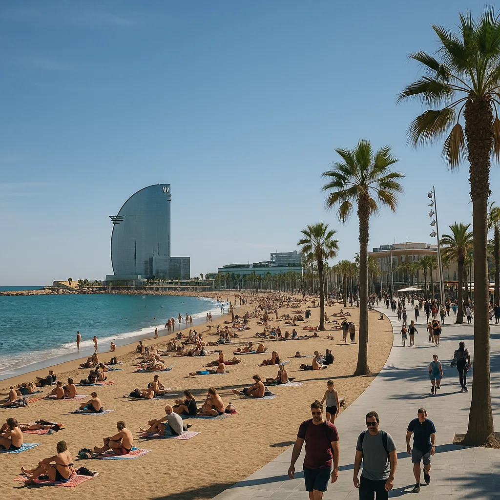 La Barceloneta Beach, Barcelona
