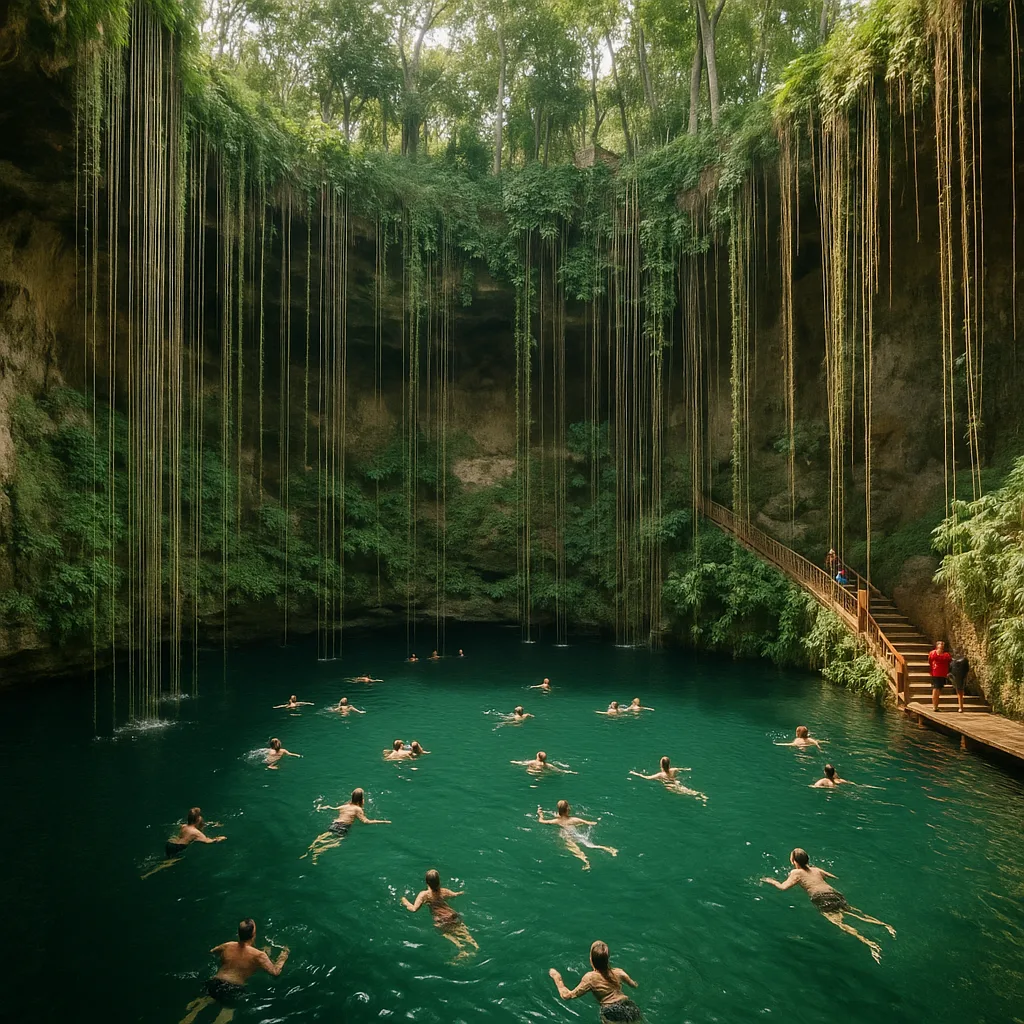 Swimming in Cenotes, Cancún