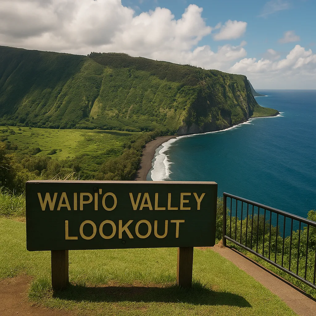 Waipiʻo Valley Lookout, Big Island